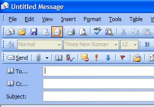 NCMail: Outlook 2003 Email User s Guide 14 When you have completed your e-mail message, click-on the Send button in the upper left hand corner of the screen.