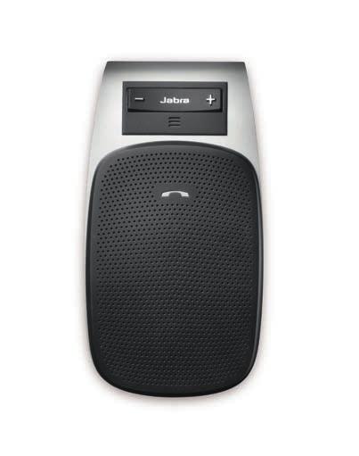 COMMUNICATION Jabra Drive in-car speakerphone Bluetooth hands-free in-car speaker Pair up to two devices Once synced to device