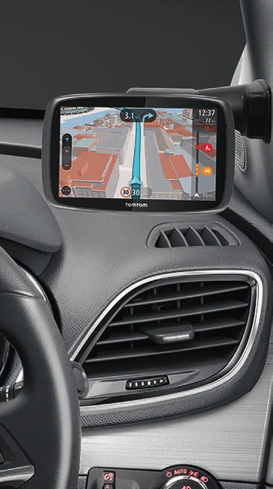 TomTom Semi Integrated Sat Nav These devices fit neatly in the car by sitting in a high-quality dock that is part of the dashboard.