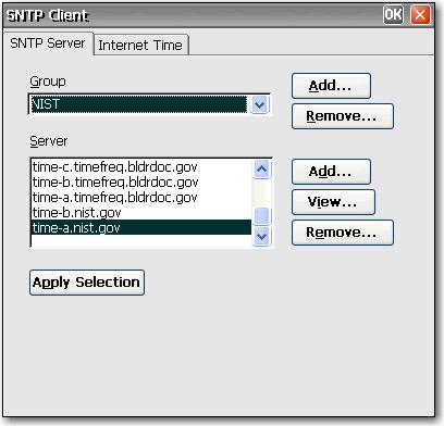 SNTP Client The SNTP dialog box allows administrators to synchronize the clocks on all thin clients.