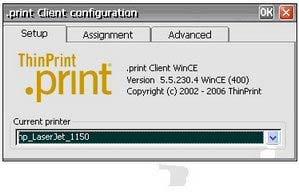 8. Select the printer you created from the Current printer list.