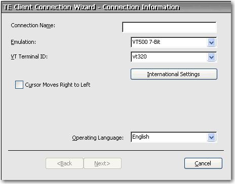 3. Select Terminal Emulation, and then click OK. TxtPad 4. Follow the wizard to configure the connection. TxtPad is a simple text editor in the Windows CE the image.