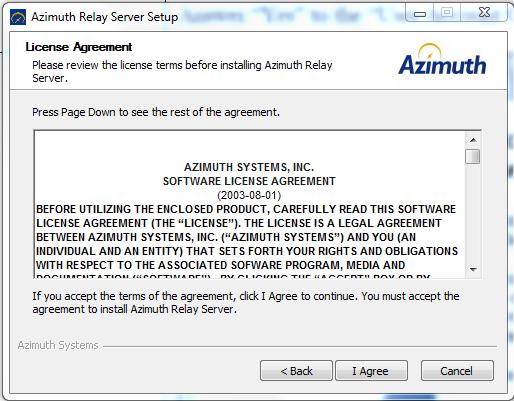 Admin/Manage Accounts, and clicking Add. 2. Locate and double-click on Relay-Setup.exe to bring up the Relay Setup Wizard.