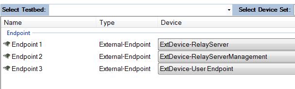 Expand the Endpoints folder and double-click on each of the endpoint devices you