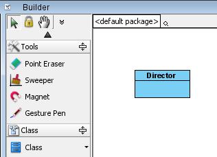 Create a new project Design Patterns. 2. Create a class diagram Builder. 3.
