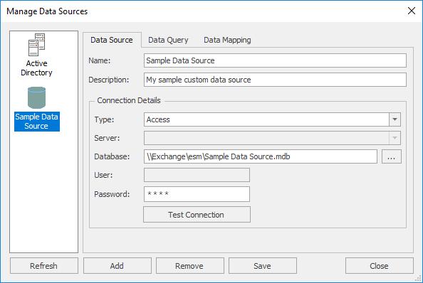 Select the type of the source database in the Type drop-down and then configure the following settings: Server: When connecting to Microsoft SQL Server, enter the name of the server where the