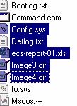 PAGE 60 - ECDL MODULE 2 (USING WINDOWS 2000) - MANUAL 2.3.4 Duplicate, Move 2.3.4.1 Select a file, directory/folder individually or as a group of adjacent or non-adjacent files, directory/folders.