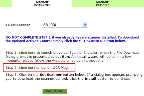 About OCR Plugin Some scanner models require installation of an OCR Plugin after a