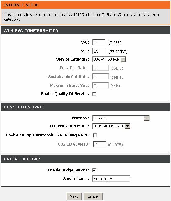 In this page, you can configure the WAN interface of the device. Click Add and the page as shown in the figure appears: The table describes the parameters in this page.