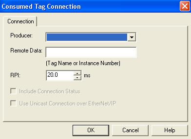 Interlocking and Data Transfer between Controllers Chapter 5 7. In the Remote Data field, type the tag name or instance number of the produced data. 8.