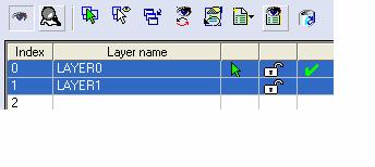 NOTE! VISI Modelling Layers Once a layer is locked, any of the elements
