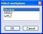 One extra option with regards to workplanes that can be a useful addition to this feature is the command: - Edit > Advanced Transformations > Current Wpl to new Wpl This command will allow the user