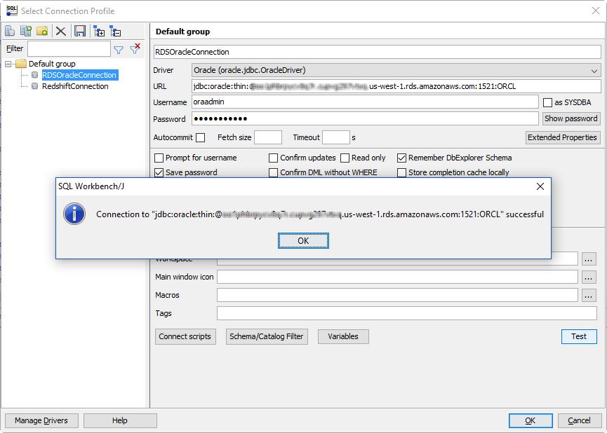 Step 3: Test Connectivity to the Oracle DB Instance and Create the Sample Schema 2.