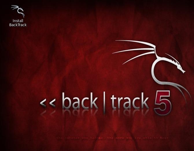 Quick Steps installing Backtrack 5 to the hard drive. 1 Boot the Backtrack Live Environment. 2 Login username root, Password toor.