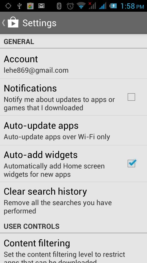 4 Settings On the main screen, tap into the application,