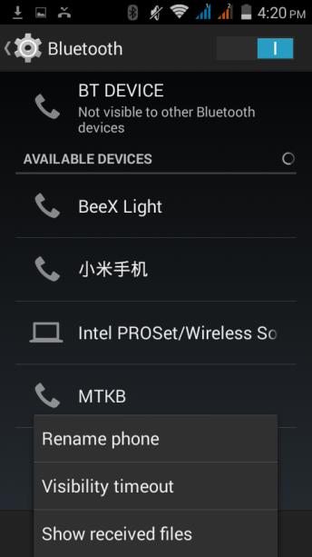 4.4 Mobile Network In this menu you can