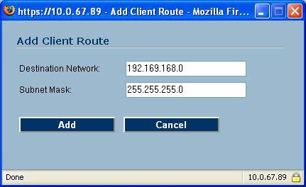 Select Enabled from the Tunnel All Mode pulldown menu to force all traffic for this user including traffic destined to the remote users local network over the SSL-VPN NetExtender tunnel.