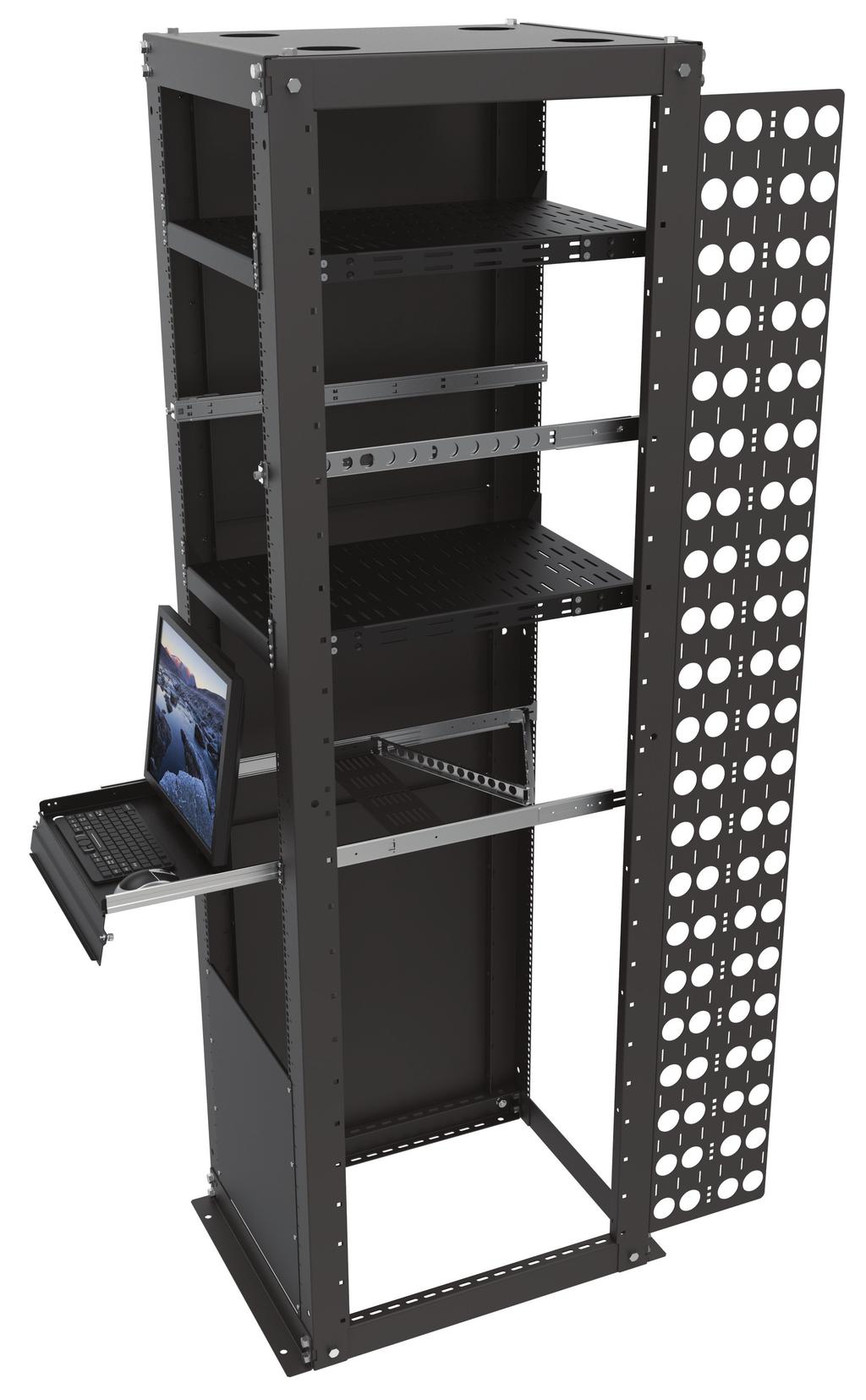 Designed and Built to Exceed Your Needs. The Open Frame Server Rack is designed to provide users with a customizable solution engineered to meet a diverse set of rack mounting needs.