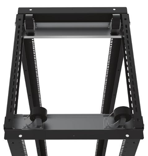 Prevents debris from falling into the rack CASTER KITS 111-1731 Caster Kit, Open Frame Rack 131-4777 Caster Kit with leveling