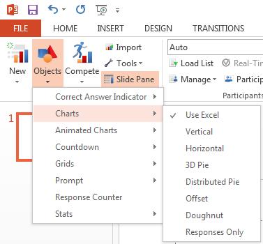 TurningPoint Cloud PowerPoint Polling for PC 56 TIP Correct answer indicators can be formatted like regular PowerPoint objects.