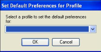 SAVING DEFAULT PREFERENCES BY ROLE Navigate to the settings drop-down menu and select Preferences and then highlight and select Save as Default.