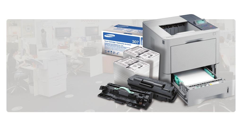 Samsung Monochrome Laser Printer ML-4510/5010/5015 Series Economy as standard Designed with economic