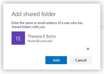 Share a Folder 1. Right click on the folder you want to share and from the menu choose Permissions 2. The Permissions dialog box appears.