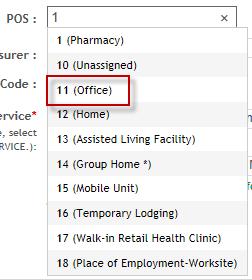 For example, if Complex Chronic Care Coordination Services is selected from type of service dropdown, system will inform the user about being forwarded to time based coding screen.