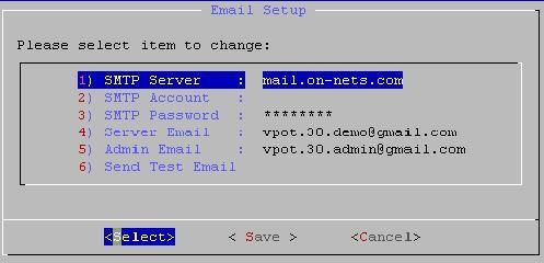 4.3 Email Setup Email Setup is for setting the X200E server's email sending account and corresponding recipient for system alert. System alert including daily system log, hard disk failure, etc.
