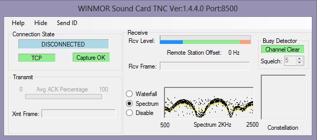 This is optional. I find it easier to follow the sending RMS signal using the spectrum view.