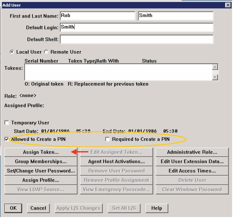 Specify values for the following fields: First and Last Name Enter a user's first and last name.