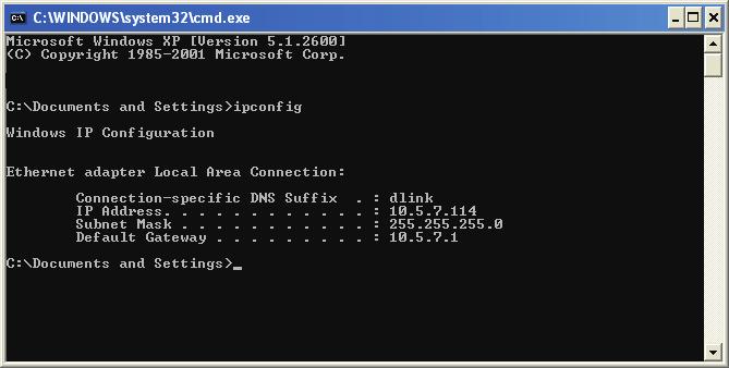 Appendix B - Networking Basics Check your IP address Networking Basics After you install your new D-Link adapter, by default, the TCP/IP settings should be set to obtain an IP address from a DHCP