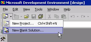 28 Tutorial 2 Welcome Application Toolbar icon indicates a command to open a project or solution Down arrow indicates additional commands are available Toolbar Figure 2.16 IDE toolbar.