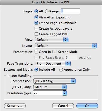 This makes them very handy for an NOTE: InDesign differs from most programs in the way it creates PDFs. CREATING A PDF 1. Save 