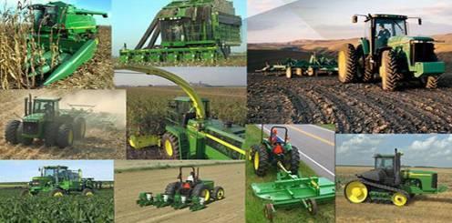 apply a wide variety of materials; and they harvest, haul, cut, and process grass, crops, and trees.