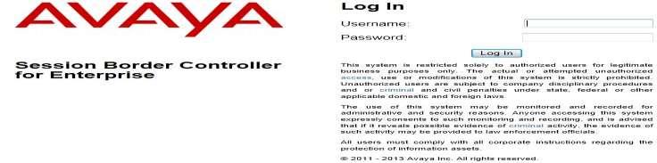 7. Configure Avaya Session Border Controller for Enterprise In the sample configuration, an Avaya SBCE is used as the edge device between the Avaya Customer Premise Equipment (CPE) and Fibrenoire SIP