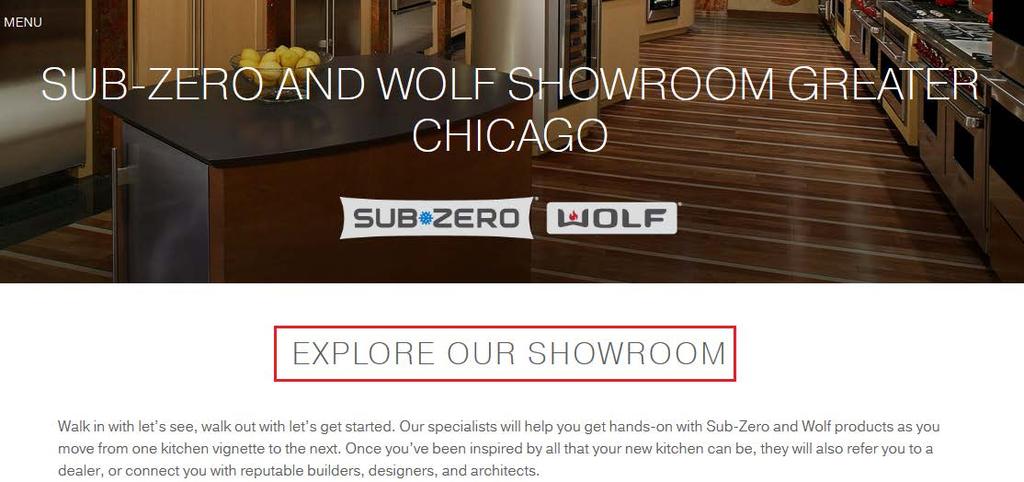 Editing Showroom Sub-header The Showroom Sub-header is the large text that appears below the