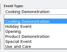 Assign a Type to an Event Step 1: