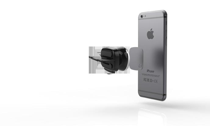 attach smartphone to mount providing a very strong grip