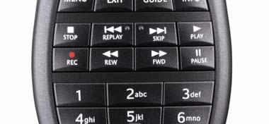 Display Buttons: Use the buttons at the side of the display to select the corresponding command. GLOW: Turns on and of the backlight on the Harmony remote.