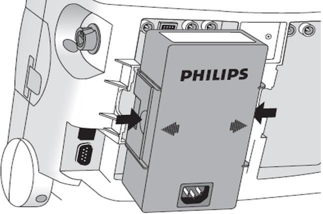 Philips Healthcare - 5/6 - FSN86100179A ACTION TO BE TAKEN BY CUSTOMER / USER 2 After the device is unplugged from AC mains power, if the External Power Indicator light above the MRx display (see