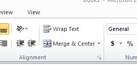 Click the Merge and Center button in the Alignment section at the center of the top of the home tab. 11. Make this title bold and a bigger font than the rest of the data in your table: c.