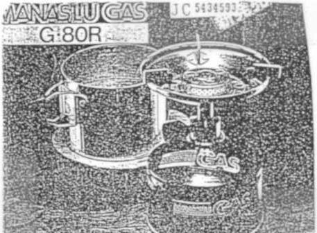Part II Requirements for Design Registration Chapter III Creative Difficulty Filed design Cooking stove that also serves as a gas space heater Front view Rear view Left side view Right side