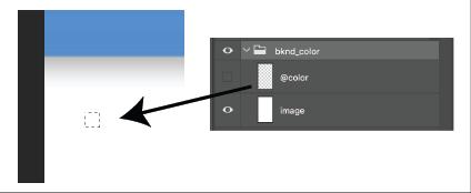 The PNG layer name should be the same name as one of the PSD for the layout.