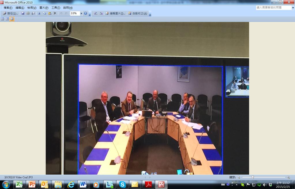 2015 EU-TW Collaboration Plan q 2015.2.10 Held a video conference with 6 EC officials to discuss the targeted opening theme and related process The topic was included in the EU 2016-2017 program and