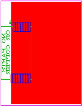 PCB Footprint (Top View): Recommended RF Layout & Ground Plane: The module integrated antenna requires a suitable ground plane to radiate effectively.