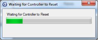 9 The Waiting for Controller to Reset Dialog Box is