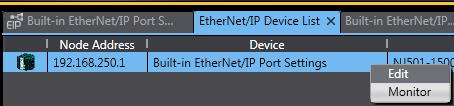 7.4. EtherNet/IP Communication Status Check Confirm that the EtherNet/IP tag data links are operated normally. 7.4.1.