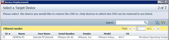 In the Mirage Management Console, select Common Wizards, and select Disaster Recovery. 3.