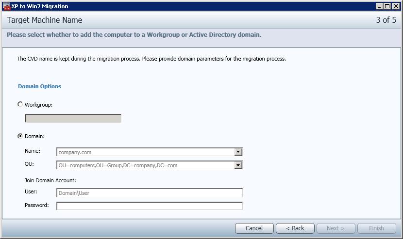VMware Mirage Administrator's Guide 5. The Target Machine Name window appears. You can change (or define) the hostname for a device that is undergoing the restore operation.